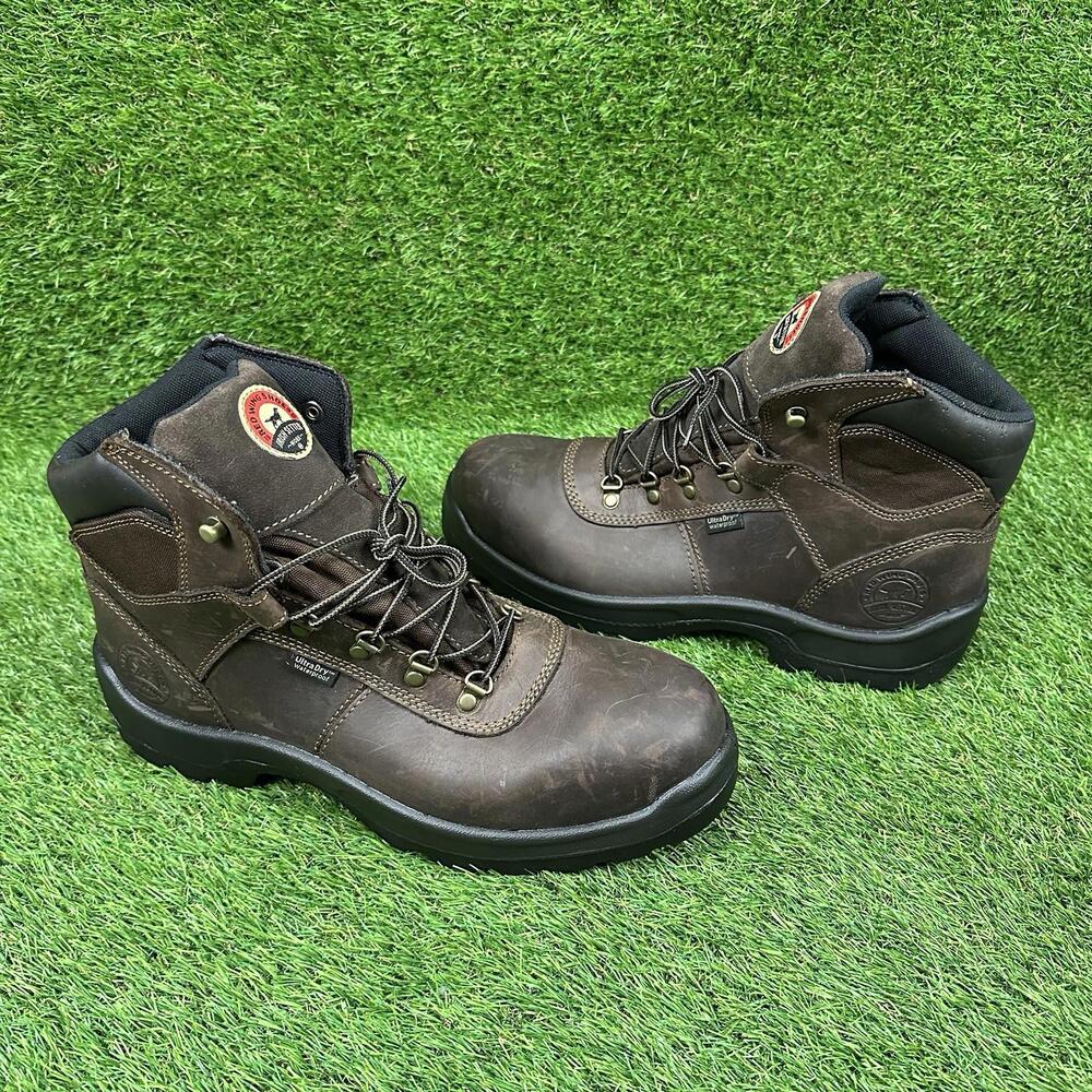Red Wing Irish Setter Boots Mens Sz 11.5 EE Steel Toe UltraDry Waterproof 83618